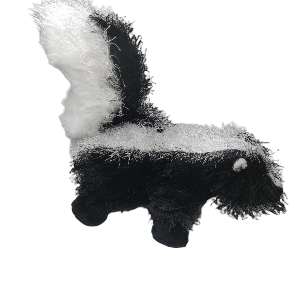 Ganz Webkinz Skunk 8 in HM213 Black White Stuffed Animal Toy No Code